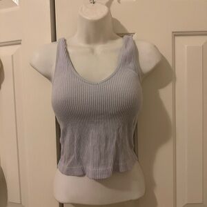 Women's Ribbed Tank Top - Light Purple